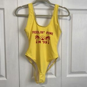 Missguided one piece swimsuit